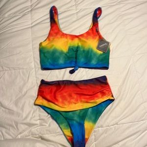 Tie dye 2pc bathing suit